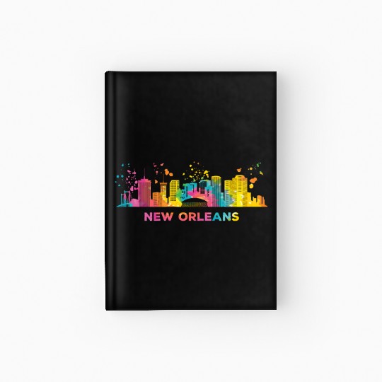 New Orleanian Skyline New Orleans Hardcover Journal