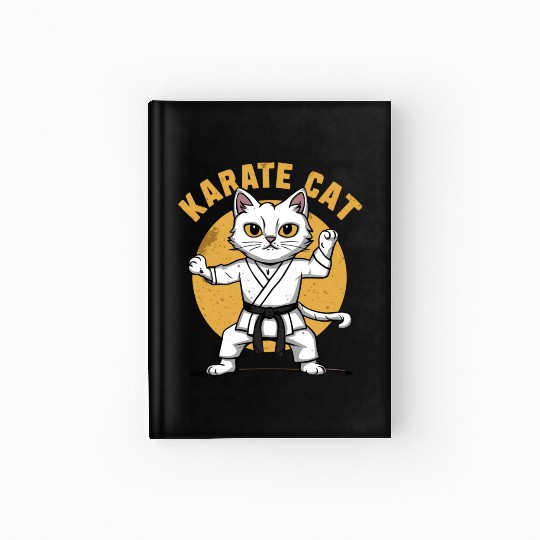 cat Brazilian jiu jitsu Hardcover Journal