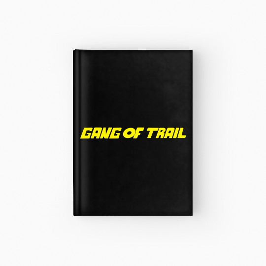 GANG OF TRAIL Yellow neon line Hardcover Journal