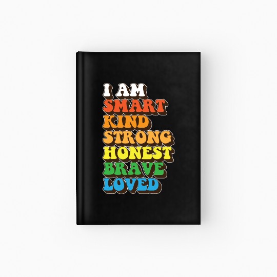Daily Affirmation Uplifting Quotes Positive Hardcover Journal