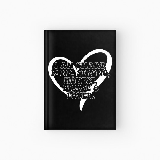 Daily Affirmation Uplifting Quotes Positive Hardcover Journal
