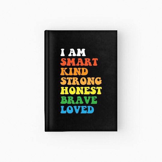 Daily Affirmation Uplifting Quotes Positive Hardcover Journal