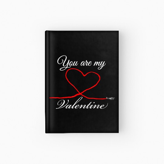 Valentines Funny Clothing Gift Women Hardcover Journal
