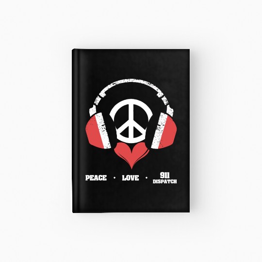 911 Dispatcher Operator Emergency Radio Dispatch Hardcover Journal