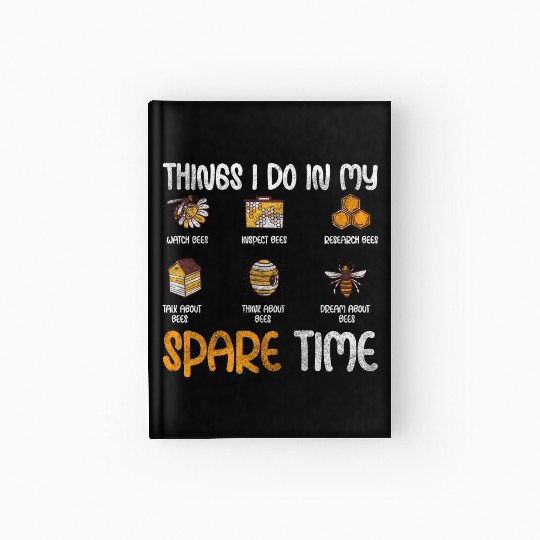 Honey Bee Bees Useful Summer Hardcover Journal