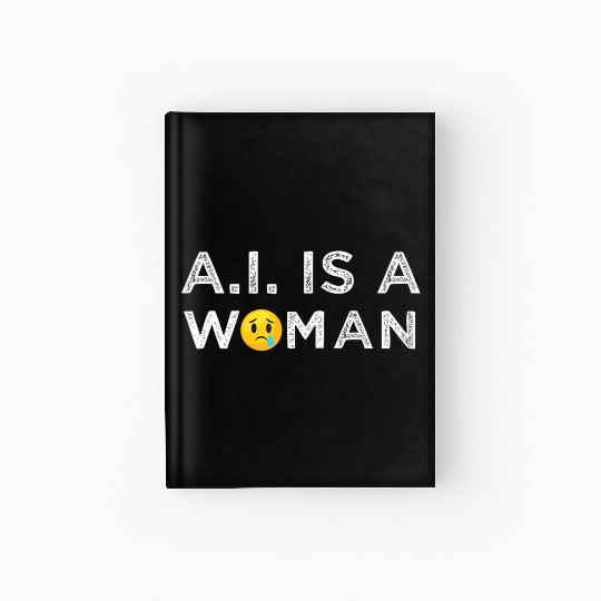 AI Woman Technology Computer Science Hardcover Journal
