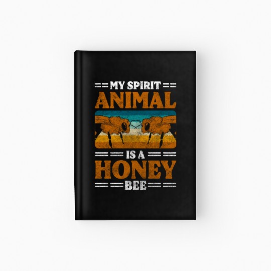 Honey Bee Nature Useful Beekeeper Hardcover Journal