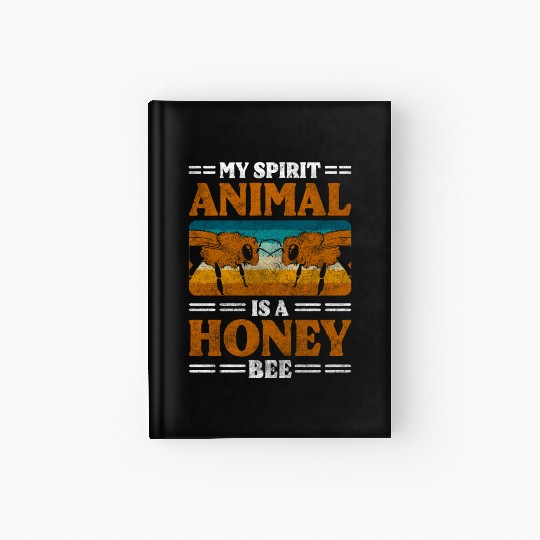 Honey Bee Nature Useful Beekeeper Hardcover Journal