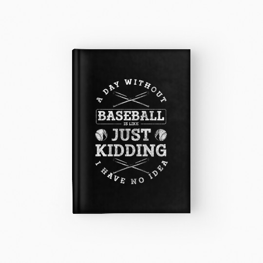 Sport Baseball Bat Ball Sport Coach Hardcover Journal