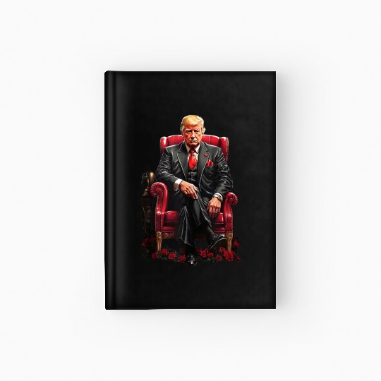 Trumpfather Funny President Donald Trump Hardcover Journal