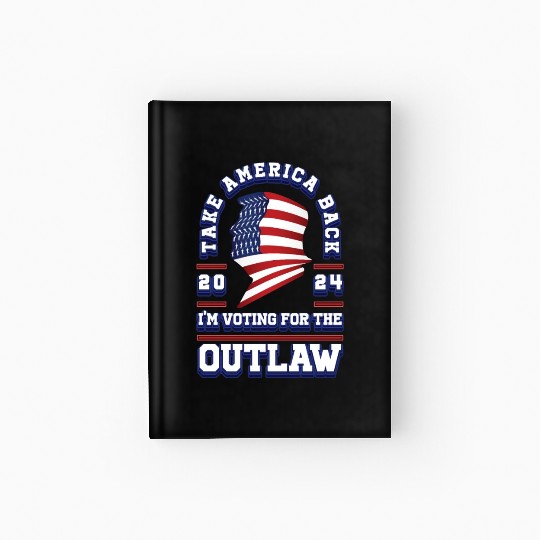Funny Presidential Campaign - US Election 2024 Hardcover Journal