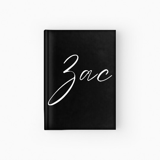 Zeus Name with Z Boy Name Birth Baby Shower Boy Hardcover Journal