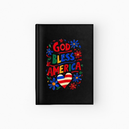 God Bless America Hardcover Journal