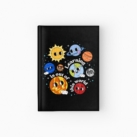 Solar System Learning Science Teacher Hardcover Journal