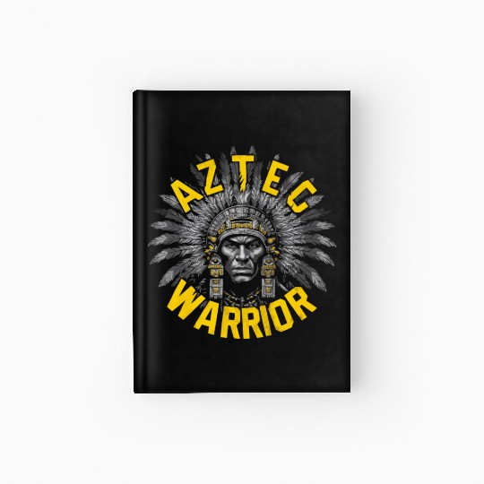 Aztec Warrior Indigenous Mexican Aztec Jaguar Hardcover Journal