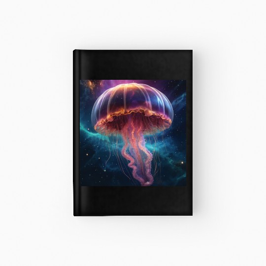 Cosmic Jellyfish Dance Hardcover Journal