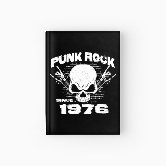 Punk Rock Since 1976 - Skull Rock Hands 48th Hardcover Journal