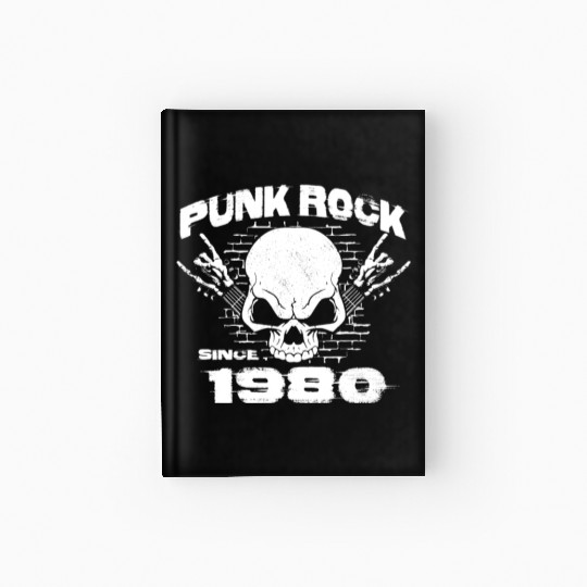 Punk Rock Since 1980 - Skull Rock Hands 44th Hardcover Journal