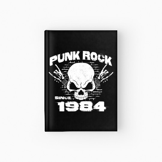 Punk Rock Since 1984 - Skull Rock Hands 40th Hardcover Journal