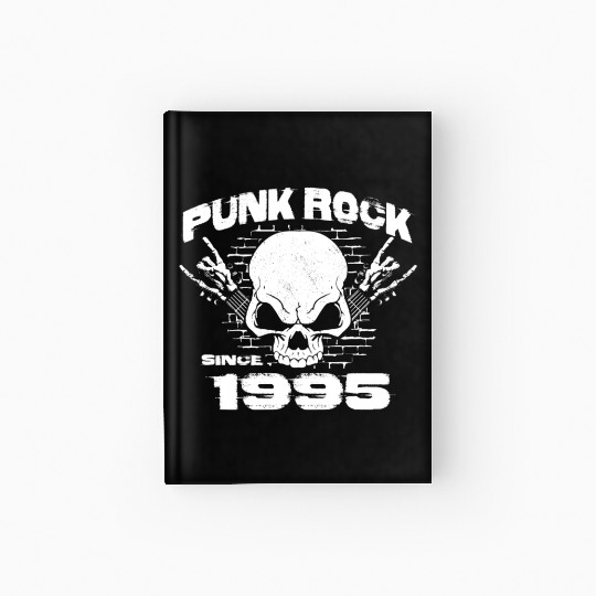 29th Birthday - Punk Rock Since 1995 Skull Rock Hardcover Journal