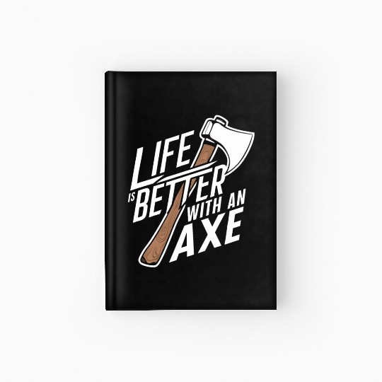 Axe Throwing Enthusiasts Championship Precision Hardcover Journal