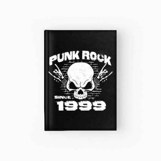 Punk Rock Since 1999 - Skull Rock Hands 25th Hardcover Journal