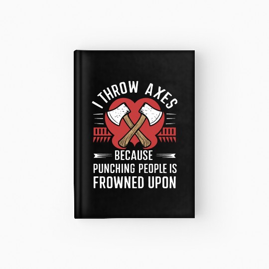 Axe Throwing Enthusiasts Championship Precision Hardcover Journal