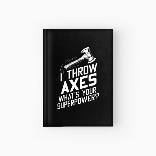 Axe Throwing Enthusiasts Championship Precision Hardcover Journal