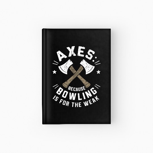 Axe Throwing Enthusiasts Championship Precision Hardcover Journal