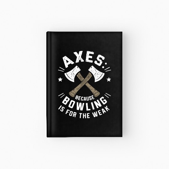 Axe Throwing Enthusiasts Championship Precision Hardcover Journal