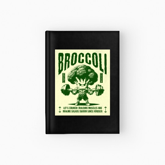 Broccoli fitness. Hardcover Journal