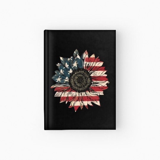 Sunflower Flag Hardcover Journal