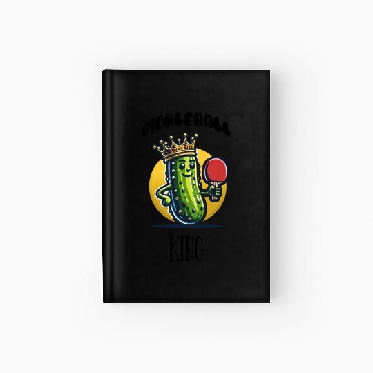 Pickleball King Hardcover Journal