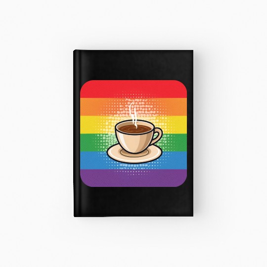 LGBTQ Coffee Hardcover Journal