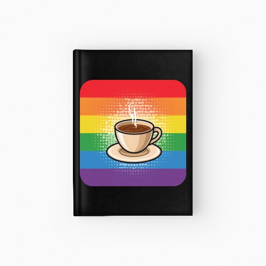 LGBTQ Coffee Hardcover Journal