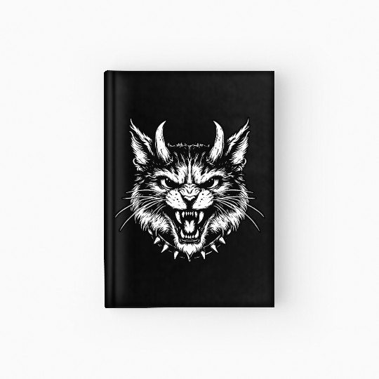 Dark Art Cats Beast kitten Animal Vintage Hardcover Journal