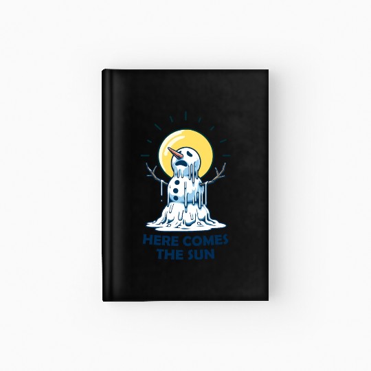Here Comes The Sun Snowman Hardcover Journal