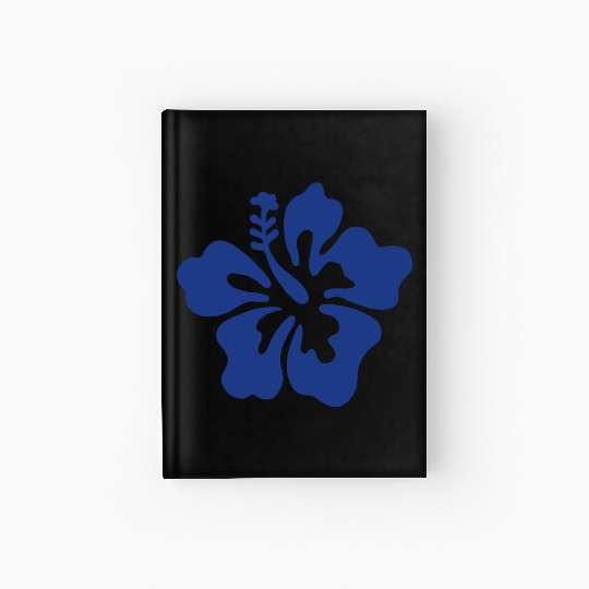 Hibiscus - Blue Hardcover Journal