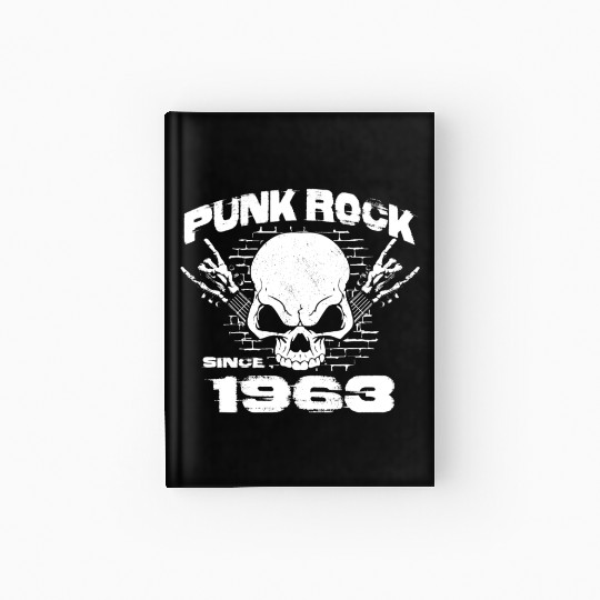 Punk Rock Since 1963 - Skull Rock Hands 61st Hardcover Journal