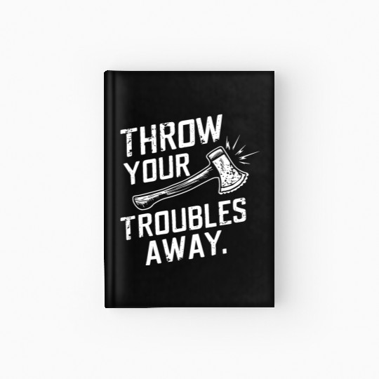Axe Throwing Enthusiasts Championship Precision Hardcover Journal