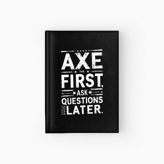 Axe Throwing Enthusiasts Championship Precision Hardcover Journal