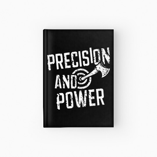 Axe Throwing Enthusiasts Championship Precision Hardcover Journal