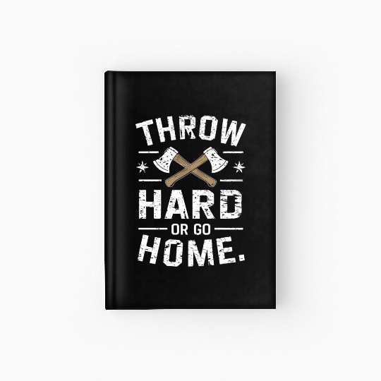 Axe Throwing Enthusiasts Championship Precision Hardcover Journal
