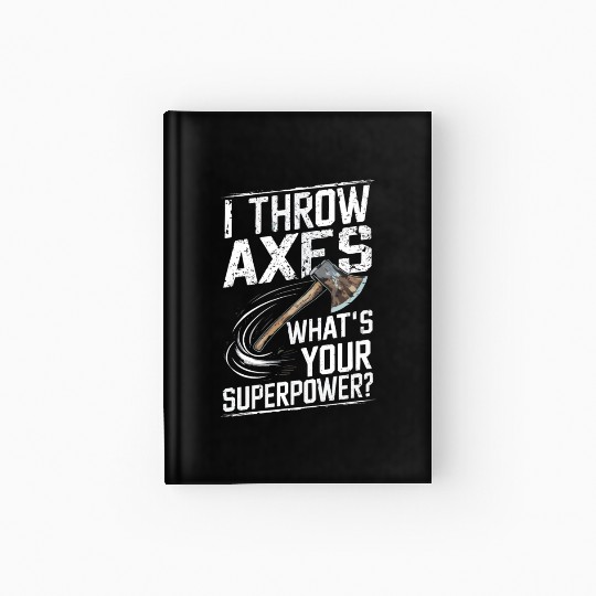 Axe Throwing Enthusiasts Championship Precision Hardcover Journal