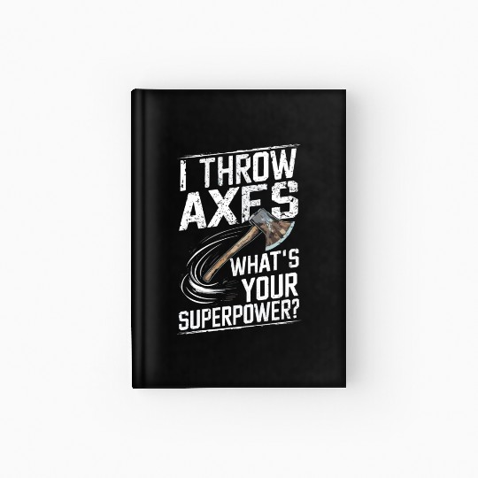 Axe Throwing Enthusiasts Championship Precision Hardcover Journal