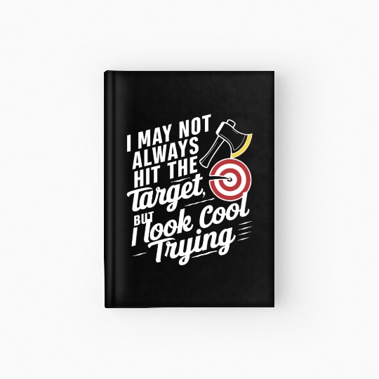 Axe Throwing Enthusiasts Championship Precision Hardcover Journal