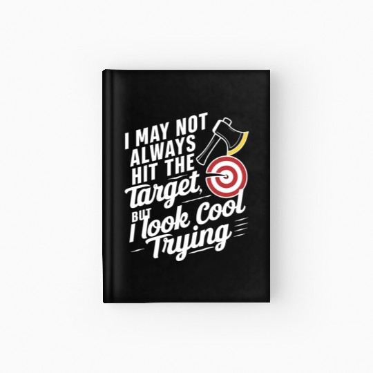 Axe Throwing Enthusiasts Championship Precision Hardcover Journal
