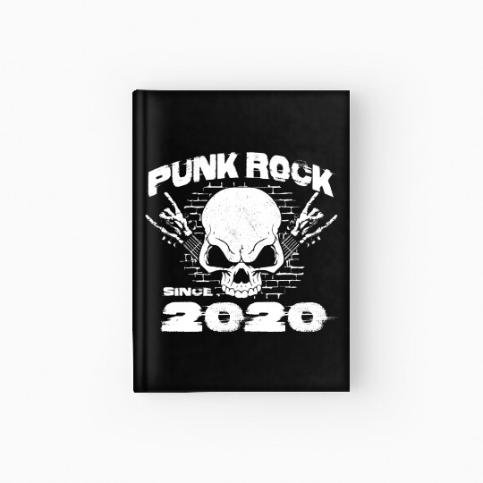 Punk Rock Since 2020 - Skull Rock Hands 4th Hardcover Journal