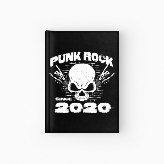 Punk Rock Since 2020 - Skull Rock Hands 4th Hardcover Journal