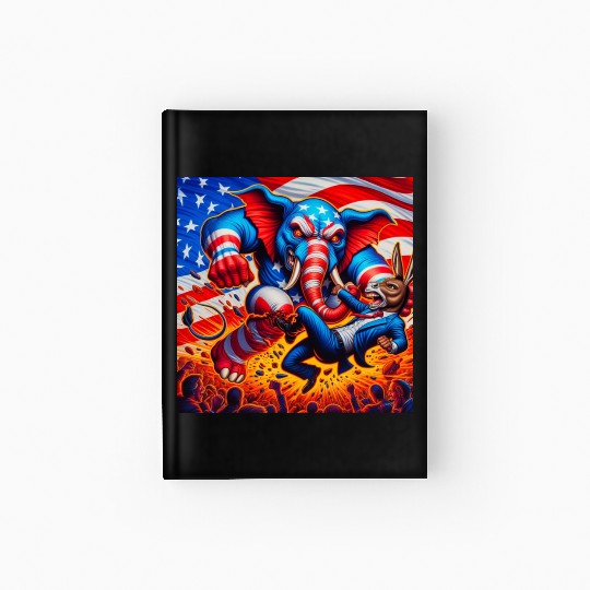 Beat Down the Democrats - Trump Hardcover Journal